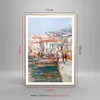 Gerahmtes Poster - Rahmen in heller Eiche - Insel Boote Produktbild-Vorschau 5