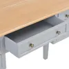 vidaXL Psací stůl šedý 109,5 x 45 x 77,5 cm Dřevo Náhled obrázku produktu 6