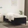 vidaXL Boxspringbettgestell Schwarz 100x200 cm Samt Produktbild-Vorschau 2