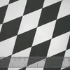 50m x 0,20m JUNOPAX® Papier Tischband Raute schwarz-weiß Produktbild-Vorschau 3