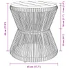 Möbel Couchtisch mit Drahtgestell Schwarz Ø 45x44 cm Produktbild-Vorschau 9
