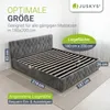 Juskys Polsterbett Nizza 180x200 cm mit Matratze - Produktbild-Vorschau 4