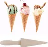 Eiswaffel-Backwerkzeug 1 Stück, Buchenholz, Hörnchenform Produktbild-Vorschau 1