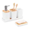INONEFT Bad-Accessoires-Set 5-teilig, Seifenspender, Produktbild-Vorschau 8