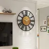 Horloge murale 3D en métal, style vintage romain, pour Voir les images du produit 5