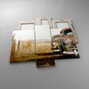 Bild auf Leinwand - Leinwandbild - Auto Alt Feld - 95x80cm Produktbild-Vorschau 2