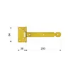Cerniera per cancello 200x30x2,0mm ZBL200 Anteprima dell’immagine prodotto 2