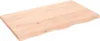 Piano tavolo vidaXL 100x60x(2-4) cm in legno massello di Anteprima dell’immagine prodotto 1