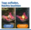 Maximex LED Solarlampe Schmetterling, Dämmerungssensor, Produktbild-Vorschau 3