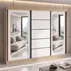 BELANO Schwebetürenschrank 200 cm mit Spiegel – Produktbild-Vorschau 2
