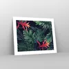 Poster - Poster ohne Rahmen - Exotisch Blumen Blätter - Produktbild-Vorschau 7