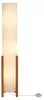 Stehlampe Wohnzimmer Retro Stehleuchte Textilschirm Beige Produktbild-Vorschau 1