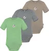 normani 3er Set Baby Merino Body Kurzarm Produktbild-Vorschau 1