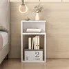 Table de chevet blanche style loft pour chambre ou salon, Voir les images du produit 4
