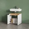 Meuble sous lavabo Livinity Timavo Blanc 60x57.5cm avec 2 Voir les images du produit 7