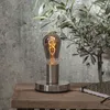 Lampa stołowa metalowa E27 GLANS żelazo szczotkowane Podgląd zdjęcia produktu 1
