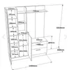 Skye Decor, Dd5-Aa, Schränke, Flurständer, Atlantische Produktbild-Vorschau 7