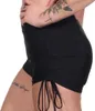 Damen Sport Shorts Hotpants kurz Radler Fitness; Schwarz Produktbild-Vorschau 8