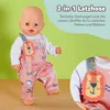 BABY born Dschungel Strampler mit Tiermotiven und Detail an Produktbild-Vorschau 3