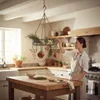 DanDiBo Věšák na hrnce 96006 Věšák na pánve D-39 cm Stropní Náhled obrázku produktu 8