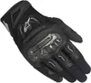 A black motorcycle glove with carbon fiber accents. Anteprima dell’immagine prodotto