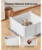 SucceBuy Wurfkiste für Hunde, 98x98x46cm, Welpenlaufstall Produktbild-Vorschau 3