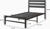 Letto in metallo MODFU 90 x 200, letto per ragazzi con Anteprima dell’immagine prodotto 4
