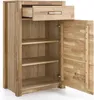 Flurgarderobe Wildeiche Garderobenset Spiegelschrank Produktbild-Vorschau 6