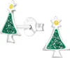 Ohrstecker Weihnachtsbaum: Ohrringe Weihnachten Silber 925 Produktbild-Vorschau 1