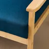 sweeek -  2-Sitzer Sitzbank mit Stoffbezug und Holzbeinen - Produktbild-Vorschau 6