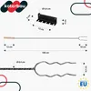 KOTARBAU®  Set 5 pièces Brochettes Pour Barbecue Acier 100 Voir les images du produit 3