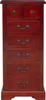 vidaXL Commode marron 45 x 35 x 100,5 cm Bois d'acajou Voir les images du produit 5