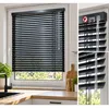 120x130 cm Schwarz Fensterjalousie Aluminium-Jalousie 25 mm Produktbild-Vorschau 12