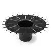 A black plastic drain grate with a cylindrical base is shown against a white background. Náhled obrázku produktu