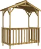 vidaXL Pavillon de barbecue en pin imprégné 163,5x93x210 cm Voir les images du produit 5