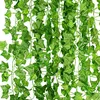 OKWISH Grüne Künstliche Efeuranken, 12 Stück, für Garten Produktbild-Vorschau 1