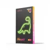 A product box for a neon dinosaur light. Produktbild-Vorschau