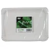 Teller, Pappe "pure" eckig 16,5 cm x 23 cm weiss Produktbild-Vorschau 3