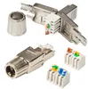 PremiumX 10x Netzwerkstecker Cat6A RJ45 Stecker LAN Produktbild-Vorschau 2