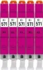 5 x Druckerpatrone kompatibel mit Canon CLI-571 Magenta XL Produktbild-Vorschau 1