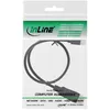 INLINE Mini DisplayPort OUT zu DisplayPort IN Kabel schwarz Produktbild-Vorschau 2