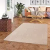 Luxus Velours Teppich Laguna Soft Beige, Größe:133x133 cm Produktbild-Vorschau 1