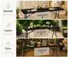 Klapptisch 180x74x74 cm Schwarz Holzoptik Gartentisch Produktbild-Vorschau 5
