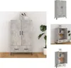 vidaXL Highboard Betongrau 70x31x115 cm Holzwerkstoff -  Produktbild-Vorschau 1