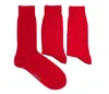 Herren Business Socken 3-er Pack aus Baumwolle Rot Größe Produktbild-Vorschau 1