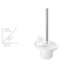 WENKO WC Garnitur PURE Klo Toiletten Bürsten Halter Weiß Produktbild-Vorschau 3