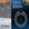CASARIA® Toilettendeckel mit doppelter Absenkautomatik MDF Produktbild-Vorschau 6