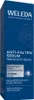 A close-up view of a blue product box for Weleda Anti-Falten Serum. Anteprima dell’immagine prodotto