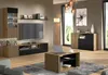 Komoda AURIS 3D 135 cm Szafka z 3 drzwiami Dąb Artisan / Podgląd zdjęcia produktu 1