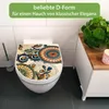 WC Sitz mit Absenkautomatik D Form Motiv Modernes Mandala Produktbild-Vorschau 2